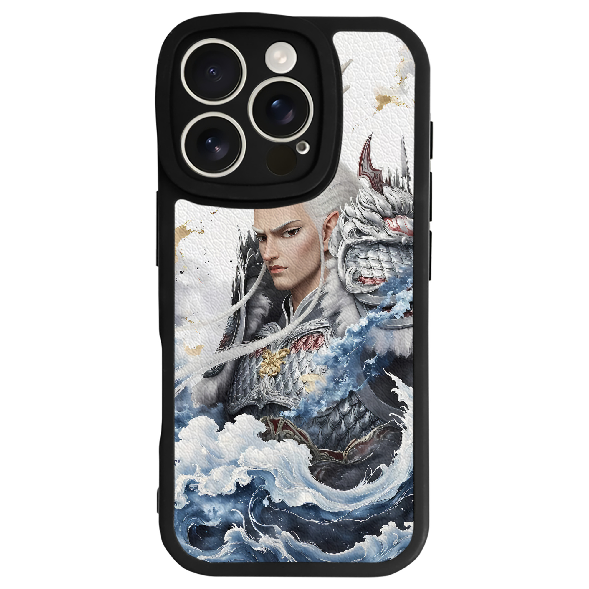 （画像用） Ne Zha 2 ナタ 魔童の大暴れ 【iPhone 16シリーズ対応】シリコンスマホケース（レザー調） 材質：シリコン
